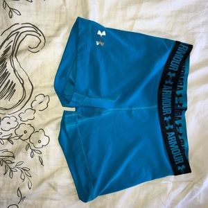 UA spandex shorts